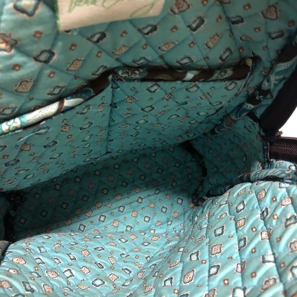 Vera Bradley Java Blue Mini Backpack - Picture 6 of 7